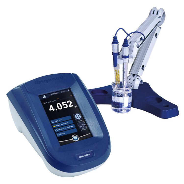 Medidor de pH de laboratorio Touch Screen